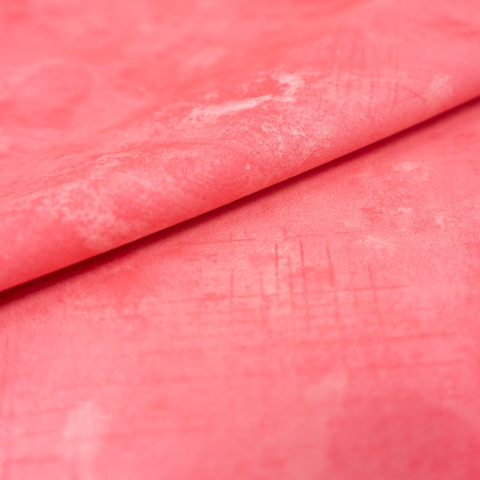 SINGER Raspberry Grunge Tonal Print Cotton Fabric